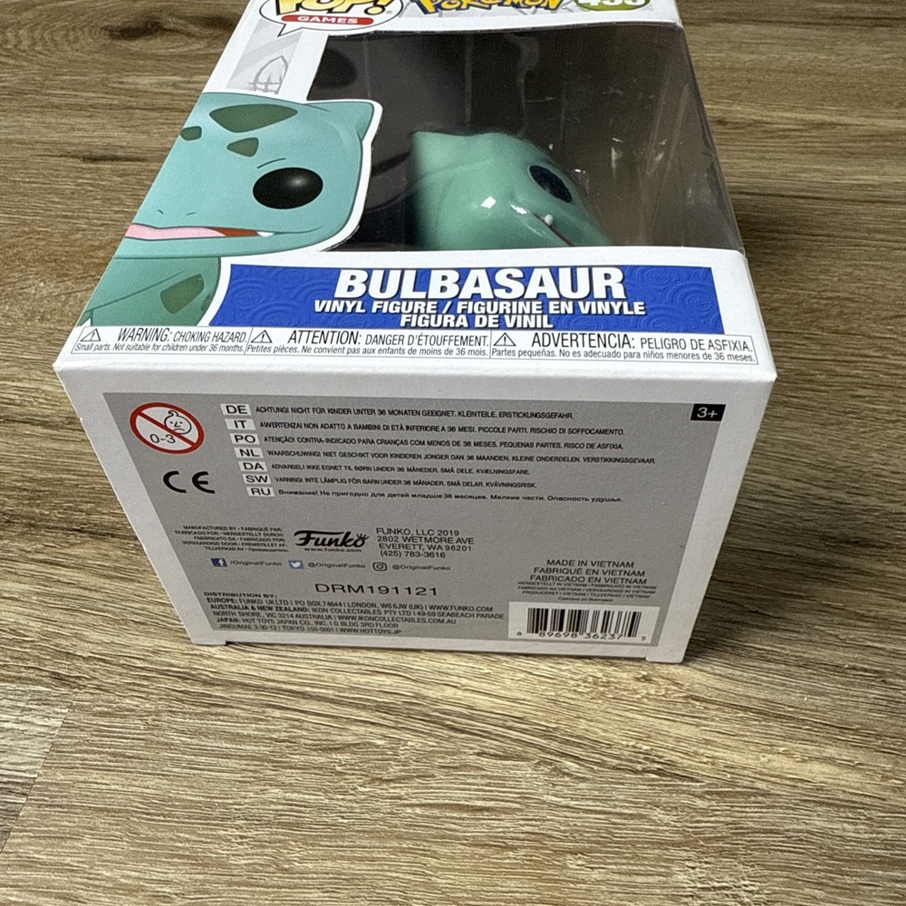 Funko Pop Games Pokemon Bulbasaur 453 Vinyl Figure Series 2 GAME Exclusive - Picture 4 of 7